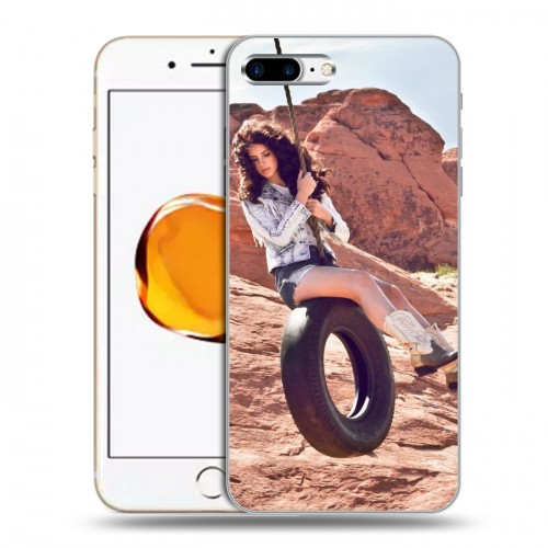 Дизайнерский силиконовый чехол для Iphone 7 Plus / 8 Plus Лан Дел Рей
