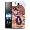 Дизайнерский пластиковый чехол для Sony Xperia TX Лан Дел Рей