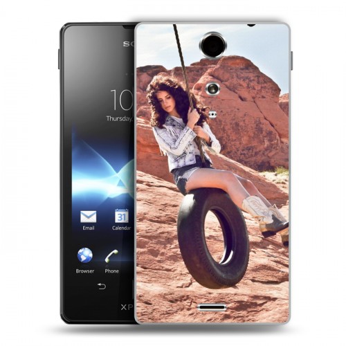 Дизайнерский пластиковый чехол для Sony Xperia TX Лан Дел Рей