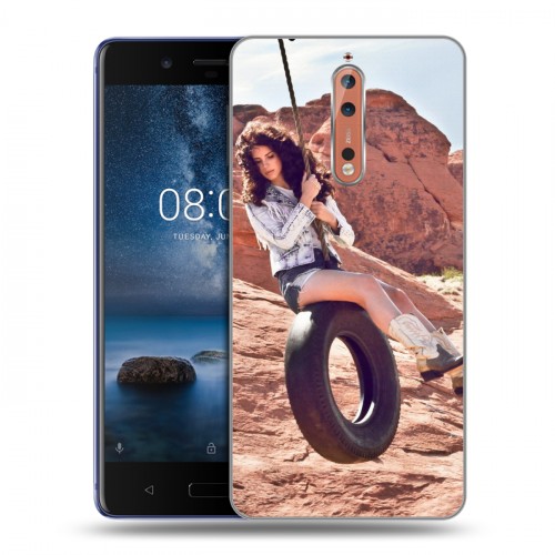 Дизайнерский пластиковый чехол для Nokia 8 Лан Дел Рей