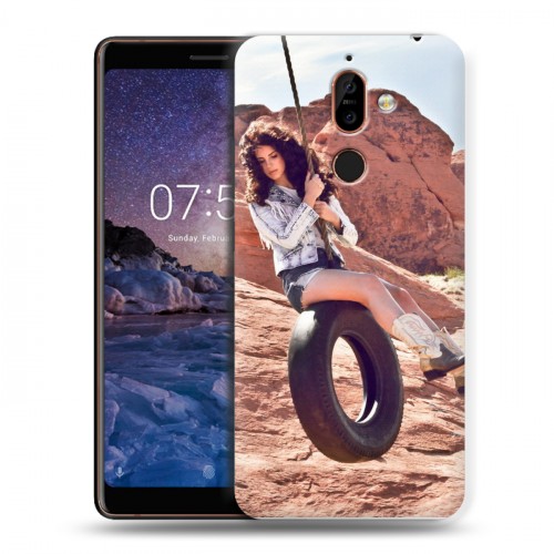 Дизайнерский пластиковый чехол для Nokia 7 Plus Лан Дел Рей