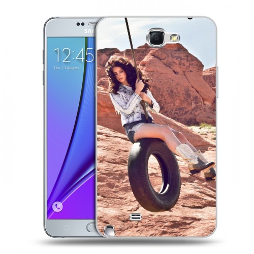 Дизайнерский пластиковый чехол для Samsung Galaxy Note 2 Лан Дел Рей