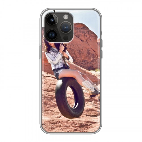 Дизайнерский силиконовый чехол для Iphone 14 Pro Max Лан Дел Рей