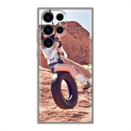 Дизайнерский силиконовый чехол для Samsung Galaxy S24 Ultra Лан Дел Рей