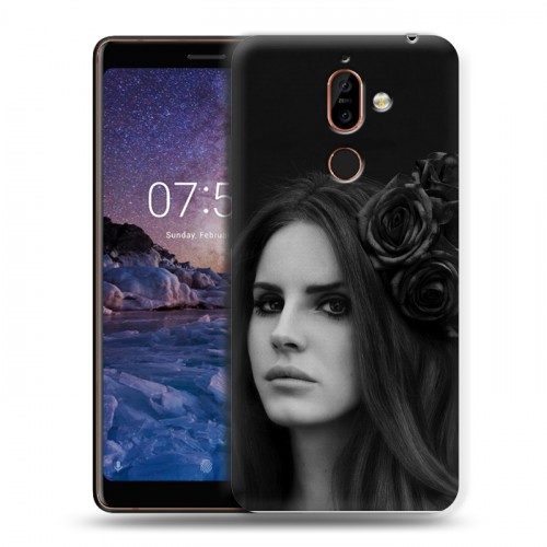 Дизайнерский пластиковый чехол для Nokia 7 Plus Лан Дел Рей