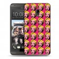 Дизайнерский пластиковый чехол для HTC Desire 700 Мерлин Монро