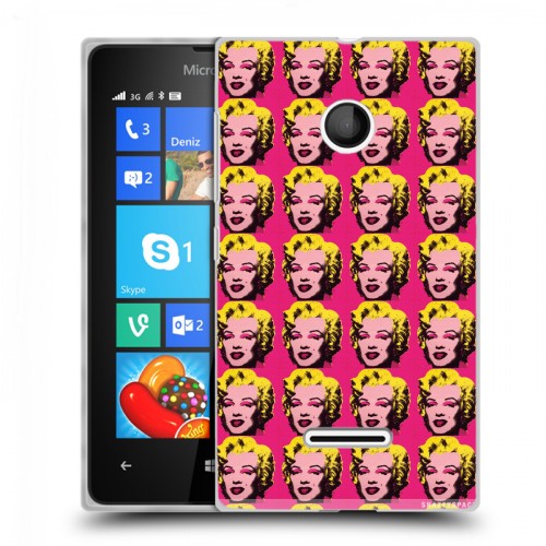 Дизайнерский пластиковый чехол для Microsoft Lumia 435 Мерлин Монро