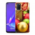 Дизайнерский пластиковый чехол для OPPO A52 Новогодние шары