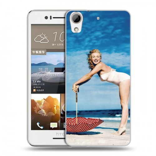 Дизайнерский пластиковый чехол для HTC Desire 728 Мерлин Монро