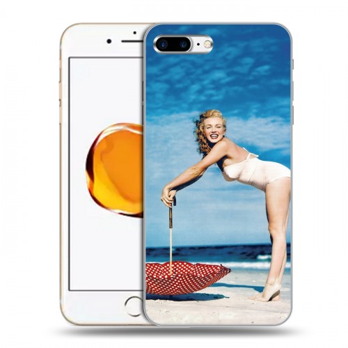 Дизайнерский силиконовый чехол для Iphone 7 Plus / 8 Plus Мерлин Монро