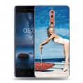 Дизайнерский пластиковый чехол для Nokia 8 Мерлин Монро