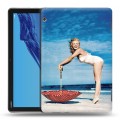 Дизайнерский силиконовый с усиленными углами чехол для Huawei MediaPad T5 Мерлин Монро