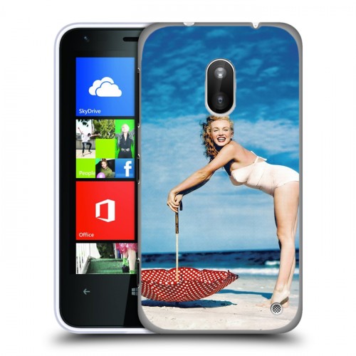 Дизайнерский пластиковый чехол для Nokia Lumia 620 Мерлин Монро