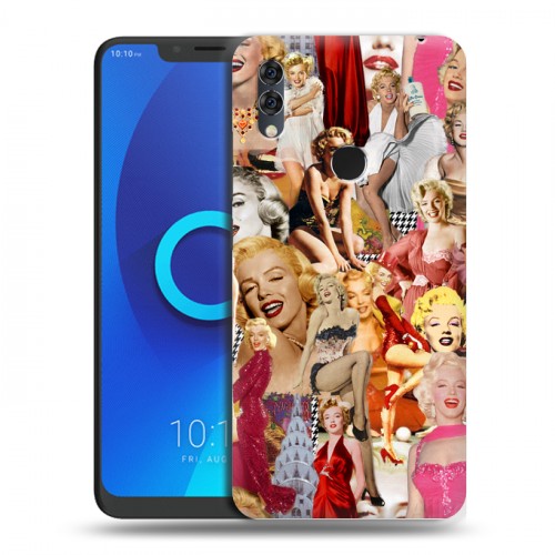 Дизайнерский силиконовый чехол для Alcatel 5V Мерлин Монро