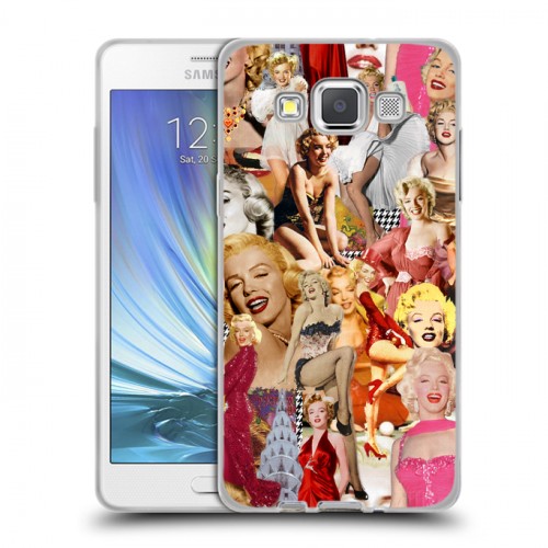 Дизайнерский пластиковый чехол для Samsung Galaxy A5 Мерлин Монро
