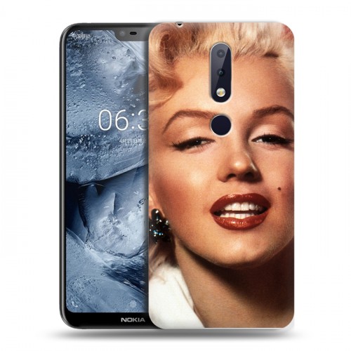 Дизайнерский силиконовый чехол для Nokia 6.1 Plus Мерлин Монро