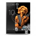 Дизайнерский пластиковый чехол для Sony Xperia XZs Мерлин Монро