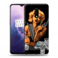 Дизайнерский пластиковый чехол для OnePlus 7 Мерлин Монро