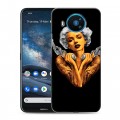 Дизайнерский силиконовый чехол для Nokia 8.3 Мерлин Монро