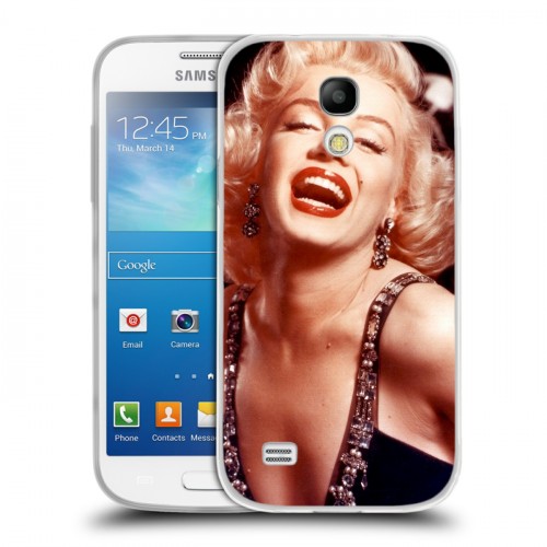 Дизайнерский пластиковый чехол для Samsung Galaxy S4 Mini  Мерлин Монро