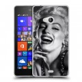 Дизайнерский пластиковый чехол для Microsoft Lumia 540 Мерлин Монро