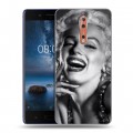 Дизайнерский пластиковый чехол для Nokia 8 Мерлин Монро