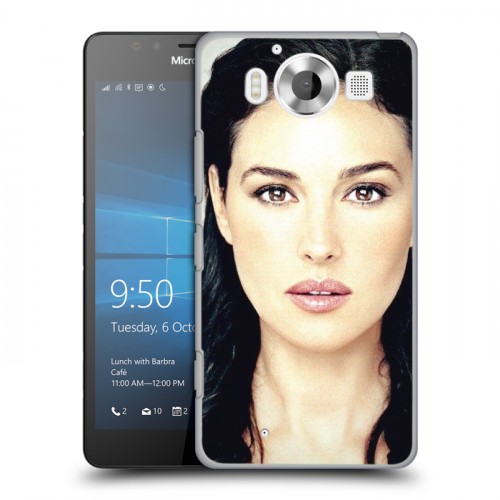 Дизайнерский пластиковый чехол для Microsoft Lumia 950 Моника Белуччи