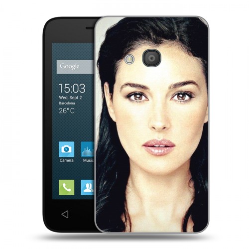 Дизайнерский силиконовый чехол для Alcatel One Touch Pixi 4 (4) Моника Белуччи
