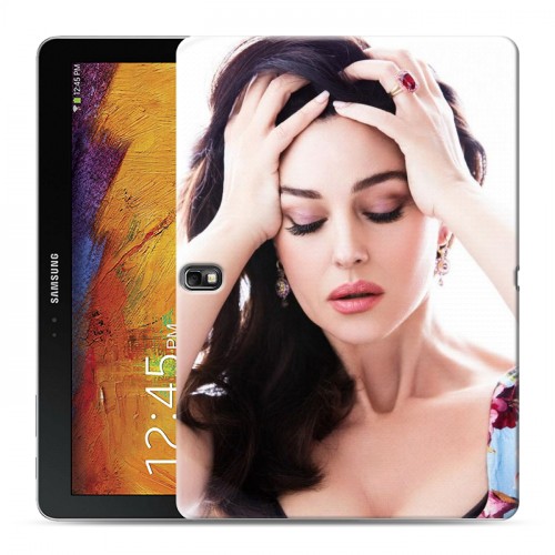 Дизайнерский силиконовый чехол для Samsung Galaxy Note 10.1 2014 editon Моника Белуччи