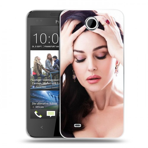 Дизайнерский силиконовый чехол для HTC Desire 300 Моника Белуччи