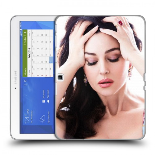 Дизайнерский силиконовый чехол для Samsung Galaxy Tab 4 10.1 Моника Белуччи