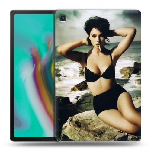 Дизайнерский силиконовый чехол для Samsung Galaxy Tab S5e Моника Белуччи