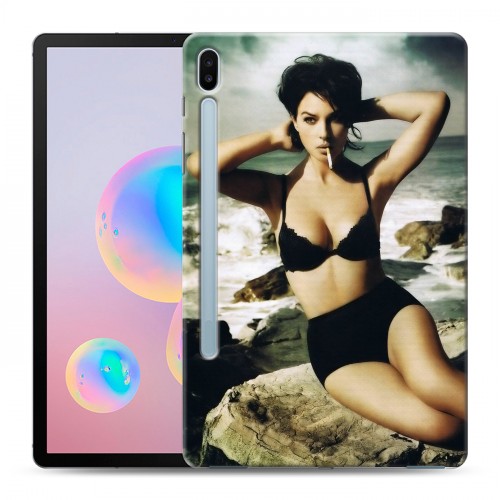 Дизайнерский силиконовый чехол для Samsung Galaxy Tab S6 Моника Белуччи