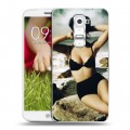 Дизайнерский пластиковый чехол для LG Optimus G2 mini Моника Белуччи