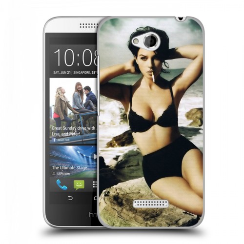 Дизайнерский пластиковый чехол для HTC Desire 616 Моника Белуччи