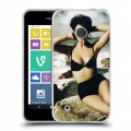 Дизайнерский пластиковый чехол для Nokia Lumia 530 Моника Белуччи