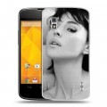 Дизайнерский пластиковый чехол для LG Google Nexus 4 Моника Белуччи