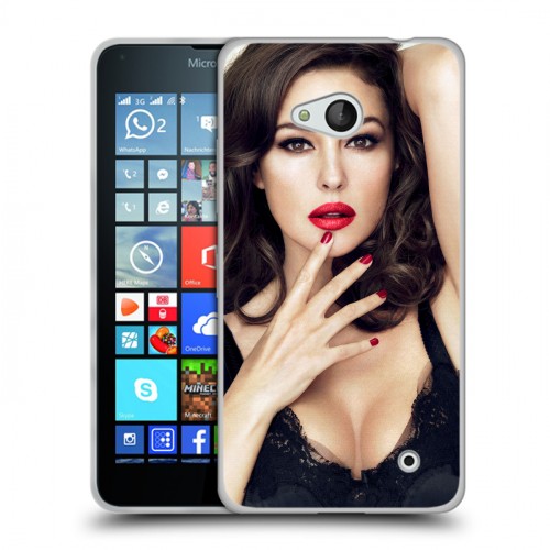 Дизайнерский пластиковый чехол для Microsoft Lumia 640 Моника Белуччи