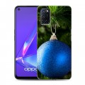 Дизайнерский пластиковый чехол для OPPO A52 Новогодние шары