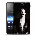 Дизайнерский пластиковый чехол для Sony Xperia TX Дженнифер Лоуренс