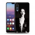 Дизайнерский силиконовый с усиленными углами чехол для Huawei P20 Pro Дженнифер Лоуренс