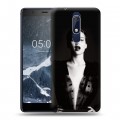 Дизайнерский пластиковый чехол для Nokia 5.1 Дженнифер Лоуренс