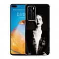 Дизайнерский пластиковый чехол для Huawei P40 Дженнифер Лоуренс