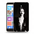 Дизайнерский пластиковый чехол для Nokia Lumia 1320 Дженнифер Лоуренс