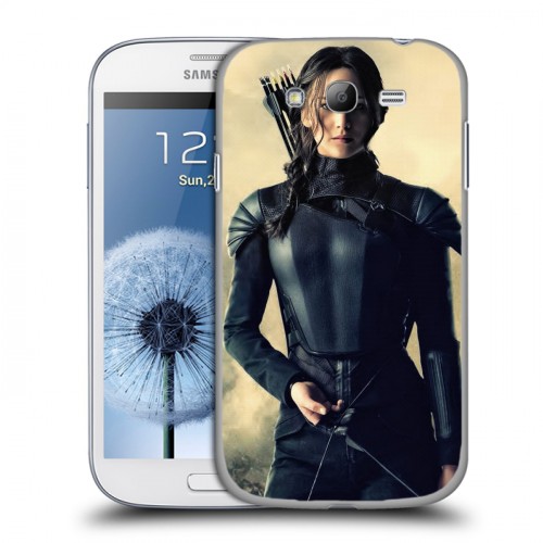 Дизайнерский пластиковый чехол для Samsung Galaxy Grand Дженнифер Лоуренс