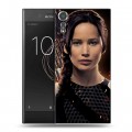 Дизайнерский пластиковый чехол для Sony Xperia XZs Дженнифер Лоуренс