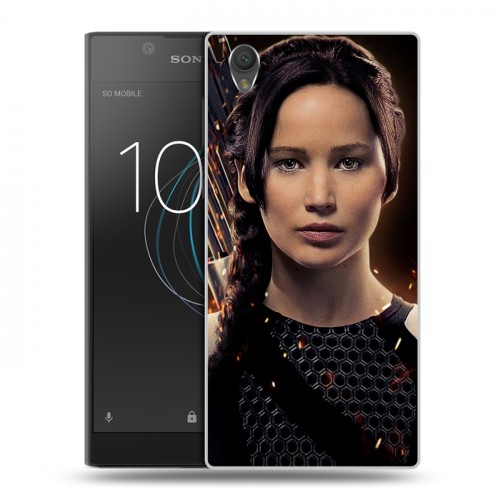 Дизайнерский пластиковый чехол для Sony Xperia L1 Дженнифер Лоуренс