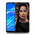 Дизайнерский пластиковый чехол для Huawei Y6 (2019) Дженнифер Лоуренс