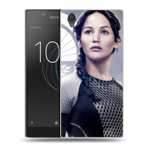 Дизайнерский пластиковый чехол для Sony Xperia L1 Дженнифер Лоуренс