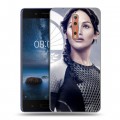 Дизайнерский пластиковый чехол для Nokia 8 Дженнифер Лоуренс